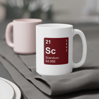 Coffee Mug 15oz - (021) Scandium Sc