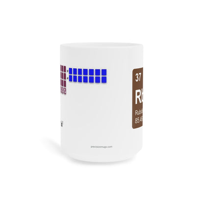 Coffee Mug 15oz - (037) Rubidium Rb