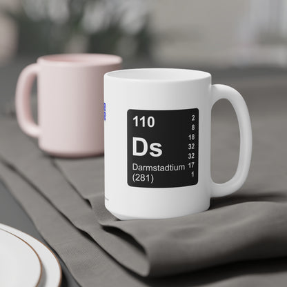 Coffee Mug 15oz - (110) Darmstadtium Ds