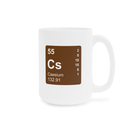 Coffee Mug 15oz - (055) Caesium Cs