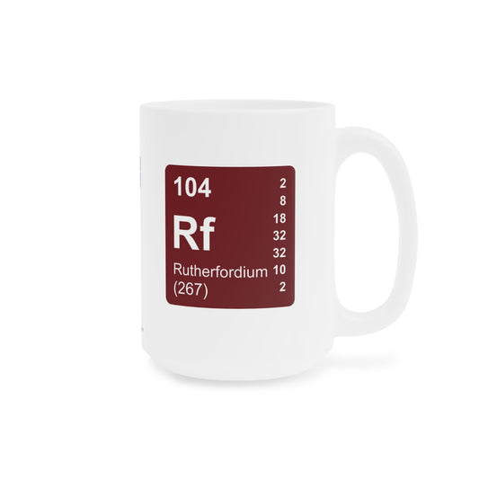 Coffee Mug 15oz - (104) Rutherfordium Rr