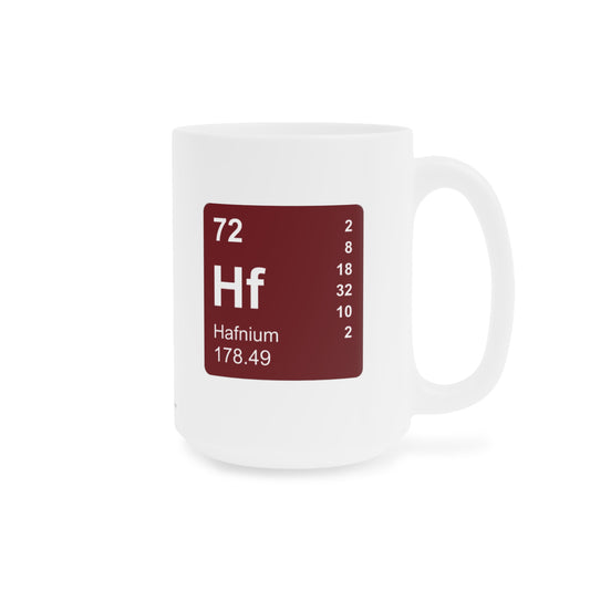 Coffee Mug 15oz - (072) Hafnium Hf