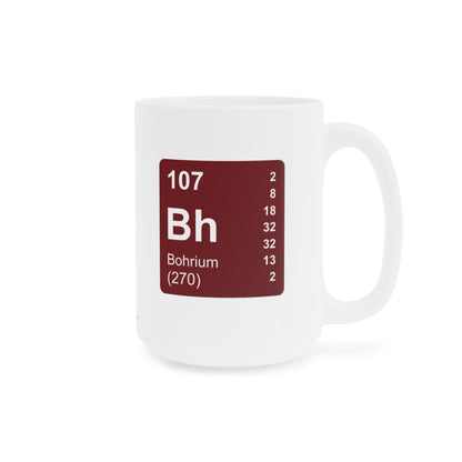 Coffee Mug 15oz - (107) Bohrium Bh