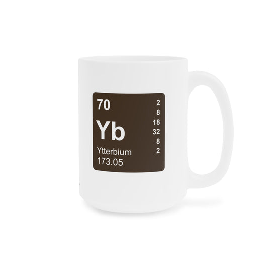 Coffee Mug 15oz - (070) Ytterbium Yb