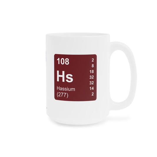 Coffee Mug 15oz - (108) Hassium Hs