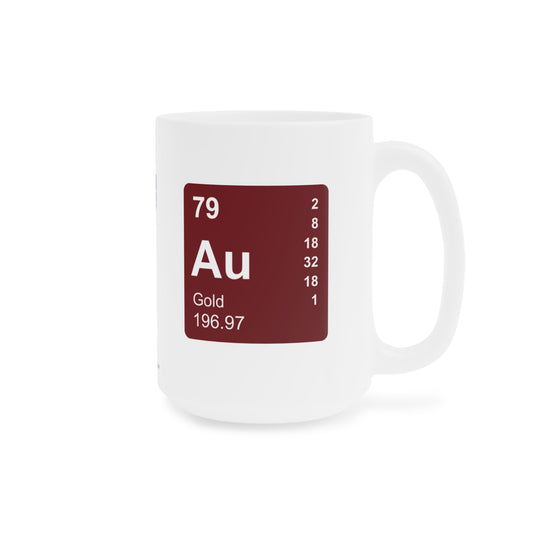 Coffee Mug 15oz - (079) Gold Au