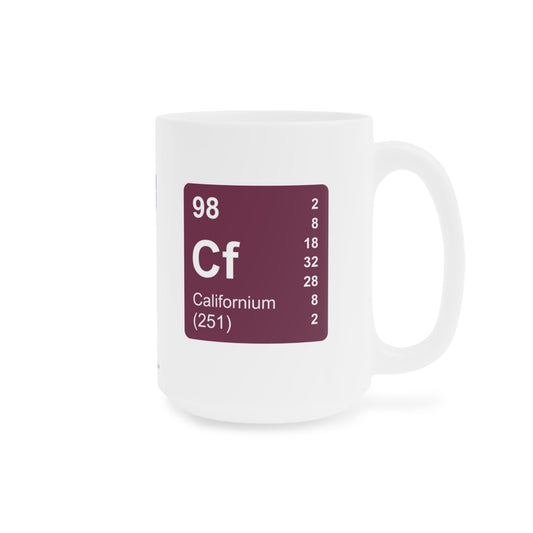 Coffee Mug 15oz - (098) Californium Cf