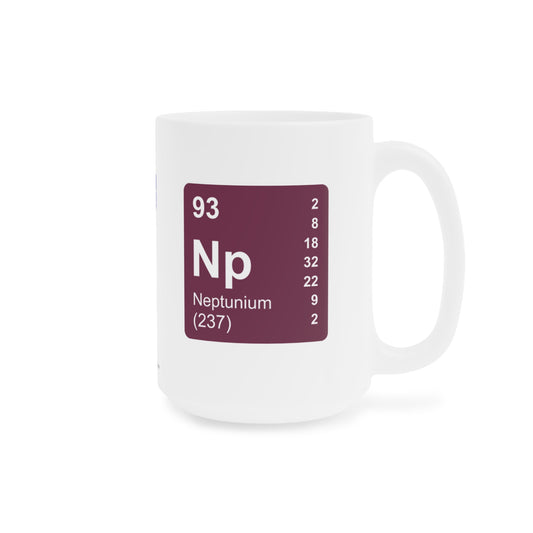 Coffee Mug 15oz - (093) Neptunium Np