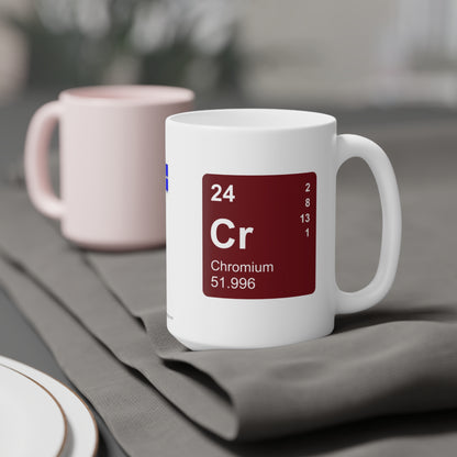 Coffee Mug 15oz - (024) Chromium Cr