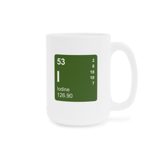 Coffee Mug 15oz - (053) Iodine I
