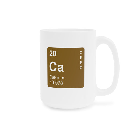 Coffee Mug 15oz - (020) Calcium Ca