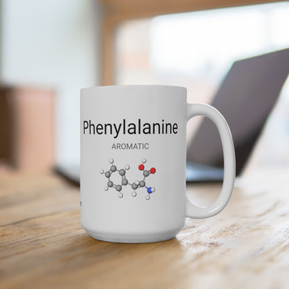 Coffee Mug 15oz - Phenylalanine