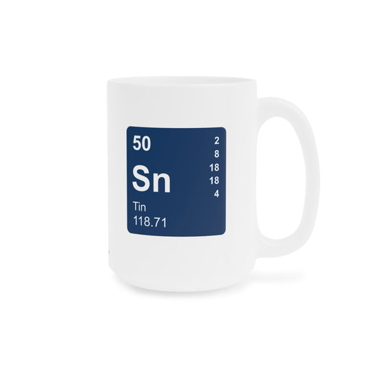 Coffee Mug 15oz - (050) Tin Sn