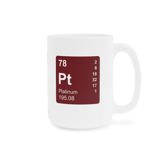 Coffee Mug 15oz - (078) Platinum Pl