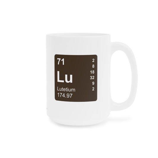 Coffee Mug 15oz - (071) Lutetium Lu