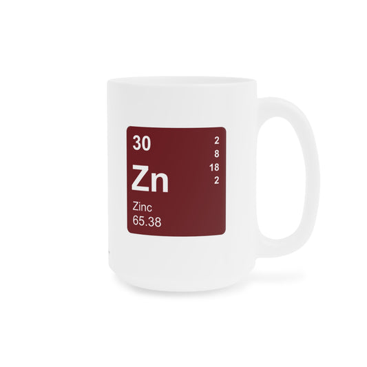 Coffee Mug 15oz - (030) Zinc Zn