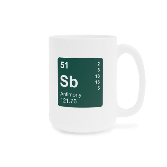 Coffee Mug 15oz - (051) Antimony Sb