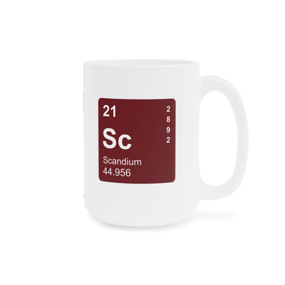 Coffee Mug 15oz - (021) Scandium Sc