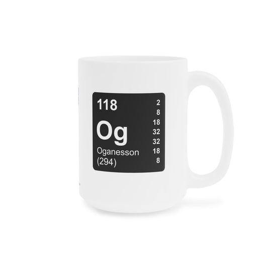 Coffee Mug 15oz - (118) Oganesson Og