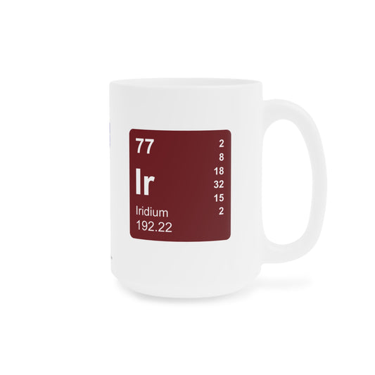 Coffee Mug 15oz - (077) Iridium Ir