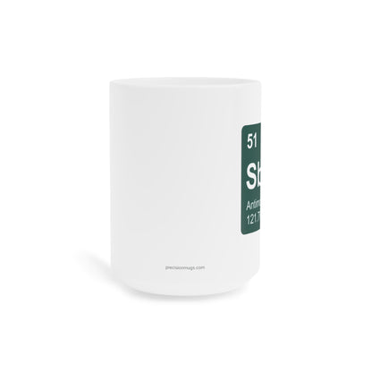 Coffee Mug 15oz - (051) Antimony Sb