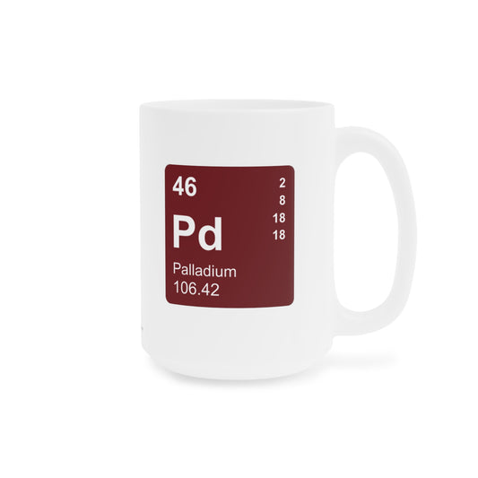 Coffee Mug 15oz - (046) Palladium  Pd