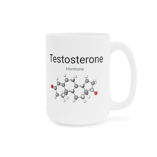 Testosterone Coffee Mug - Buy 15oz  Testosterone Coffee Mug  - Precision Mugs 