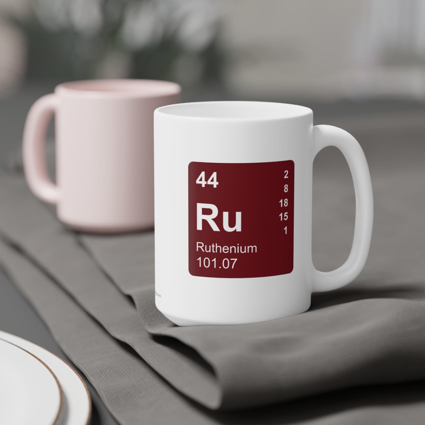 Coffee Mug 15oz - (044) Ruthenium  Ru