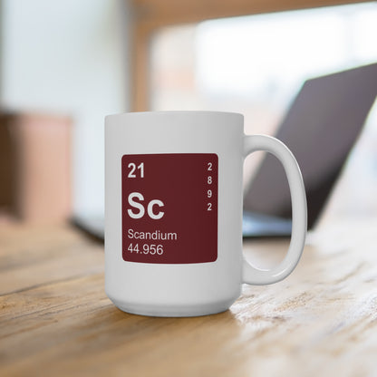 Coffee Mug 15oz - (021) Scandium Sc