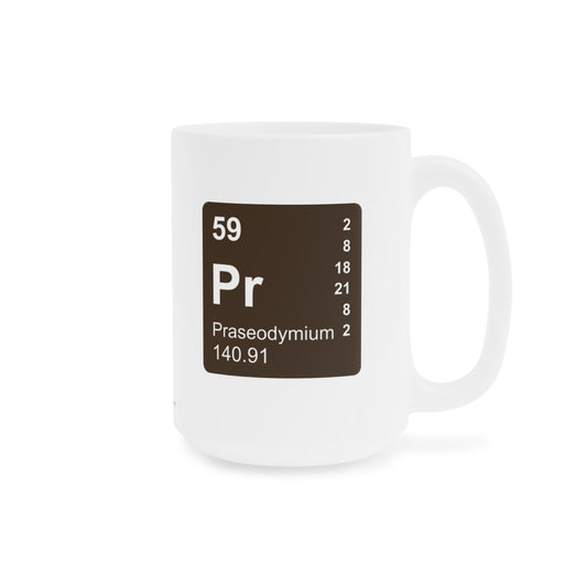 Coffee Mug 15oz - (059) Praseodymium Pr