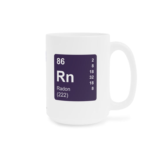 Coffee Mug 15oz - (086) Radon Rn